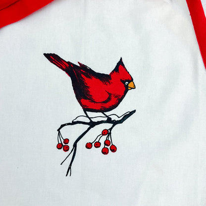 Apron Cardinal Christmas