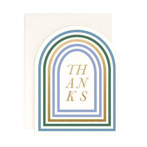 Amy Heitman single card Arched - Thanks