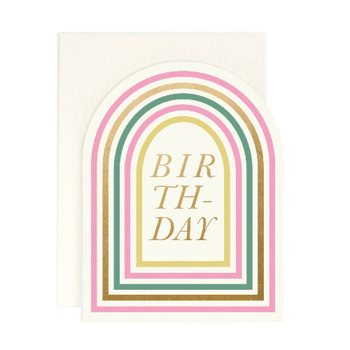 Amy Heitman single card Arched Birthday