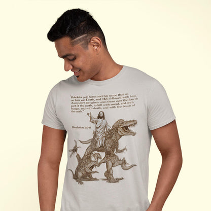 Armageddon: Wrathful Jesus Returns with His Alien Army, The Second Coming, Apocalypse Graphic Art T-Shirt
