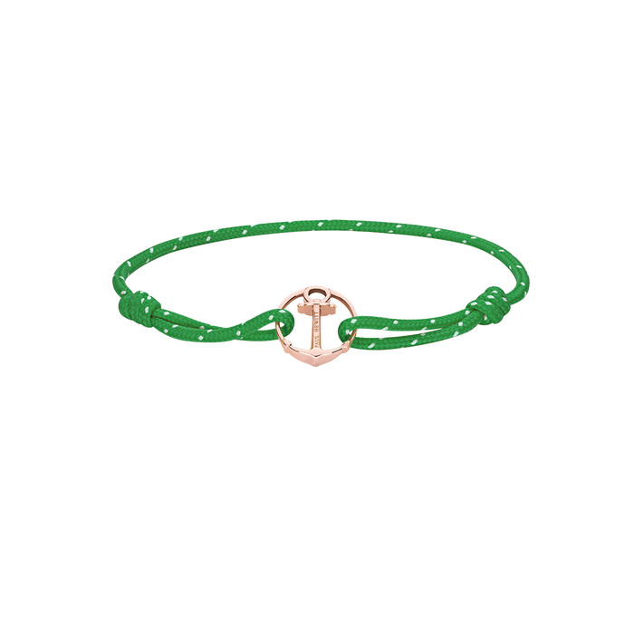 Armband Re/Brace Roségold Grün