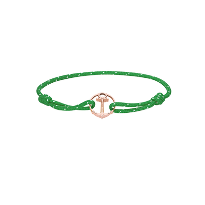 Armband Re/Brace Roségold Grün