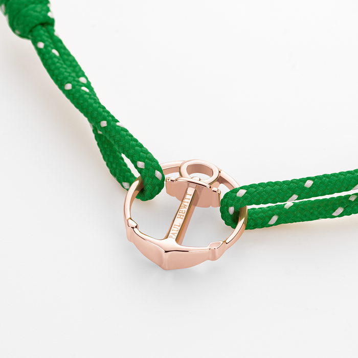 Armband Re/Brace Roségold Grün