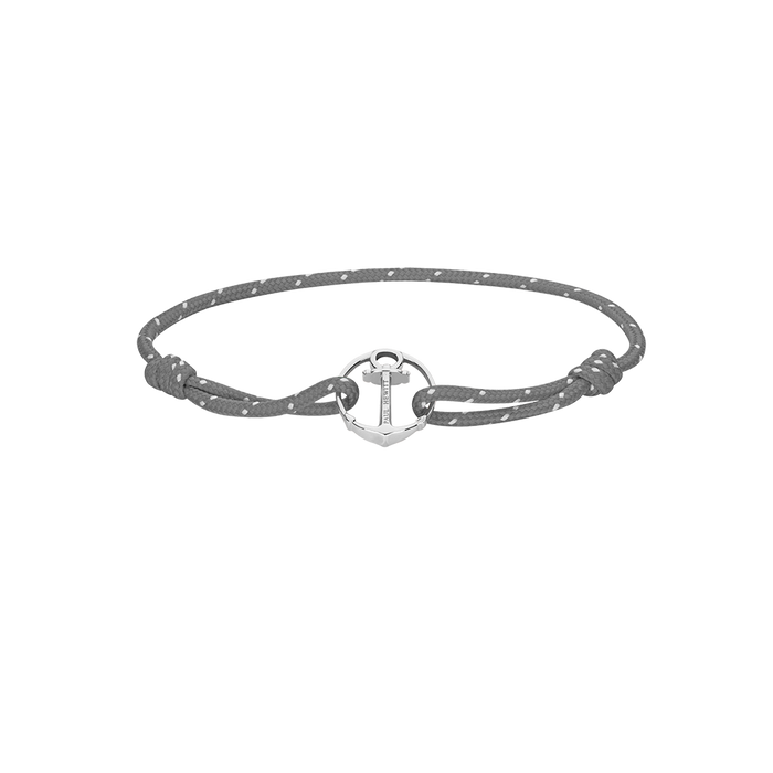 Armband Re/Brace Silber Grau