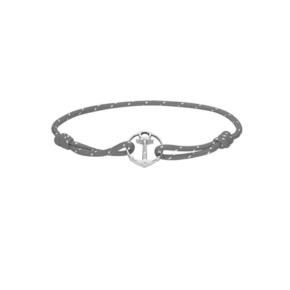 Armband Re/Brace Silber Grau