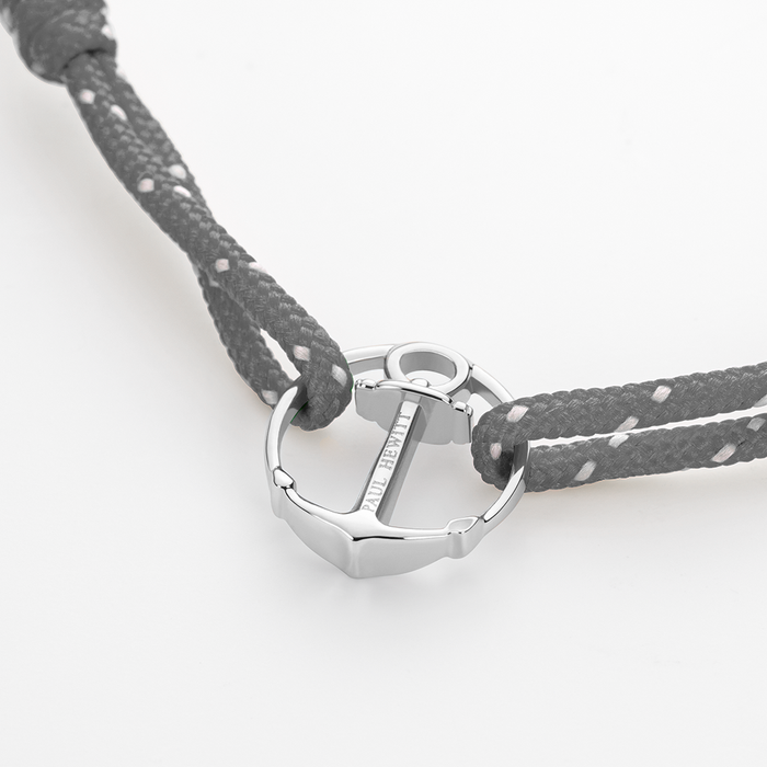 Armband Re/Brace Silber Grau