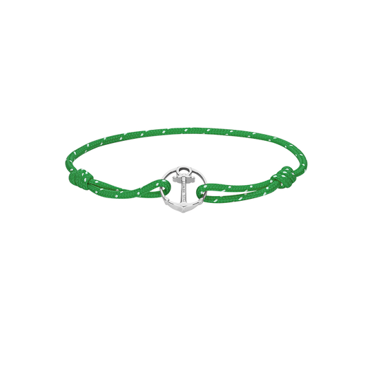 Armband Re/Brace Silber Grün