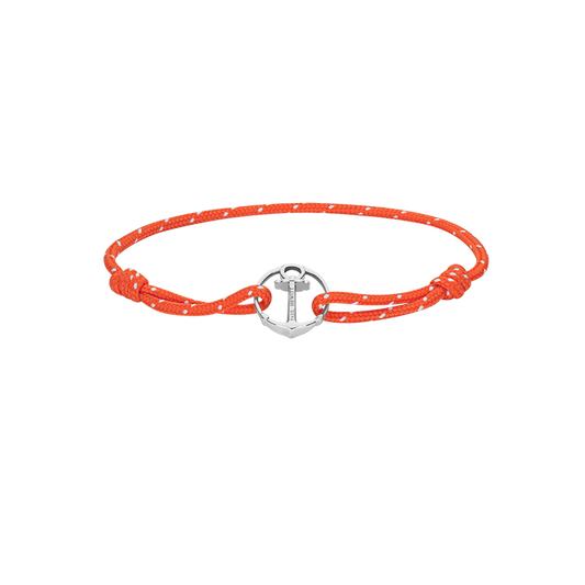 Armband Re/Brace Silber Orange