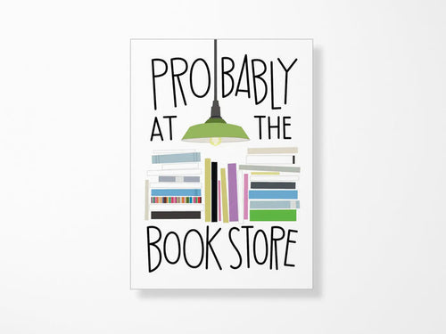 At the Book Store Magnet