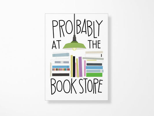 At the Book Store Magnet