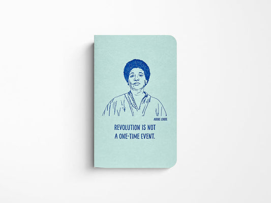 Audre Lorde Letterpress Notebook