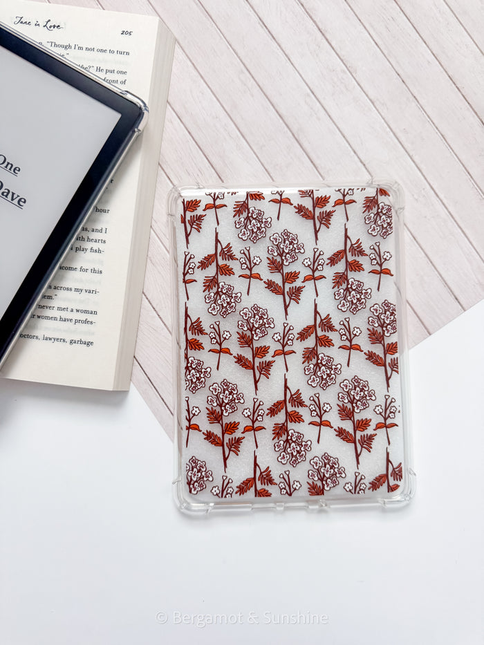 Autumn Floral Kindle Case and/or Bookmark [Combined Listing] – Fall E-Reader Cover