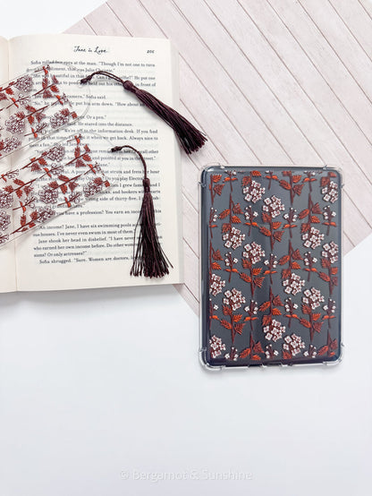 Autumn Floral Kindle Case and/or Bookmark [Combined Listing] – Fall E-Reader Cover