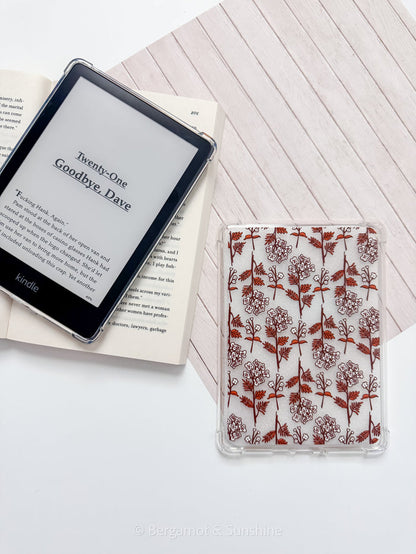 Autumn Floral Kindle Case and/or Bookmark [Combined Listing] – Fall E-Reader Cover