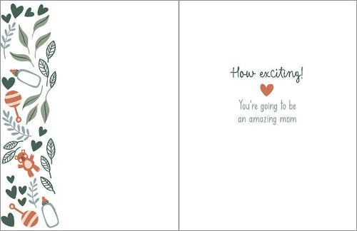 GINA B DESIGNS Baby Greeting Card - Mom-To-Be