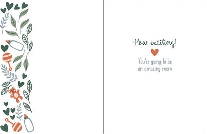 GINA B DESIGNS Baby Greeting Card - Mom-To-Be