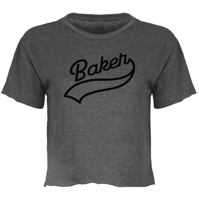 Baker Lightweight Raw Hem Cropped Tee