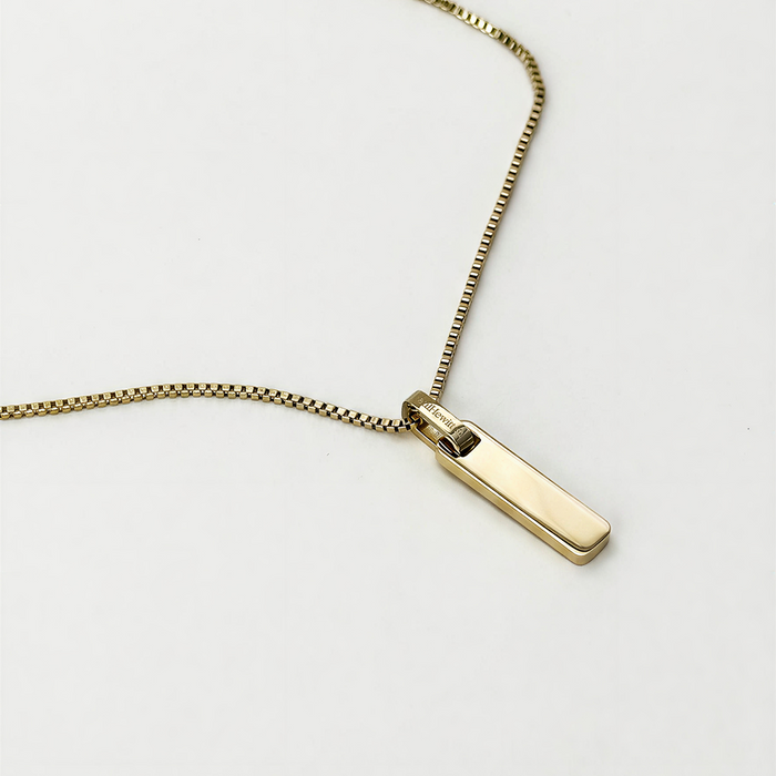 Bar Halskette Gold