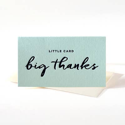 Elum Designs GE, Big Thanks - 10 Mini Notes