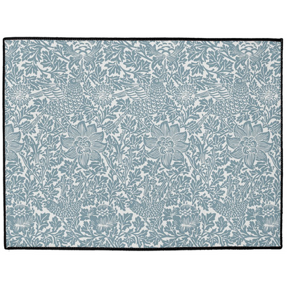 Bird & Anemone Indoor/Outdoor Floor Mat William Morris French Blue