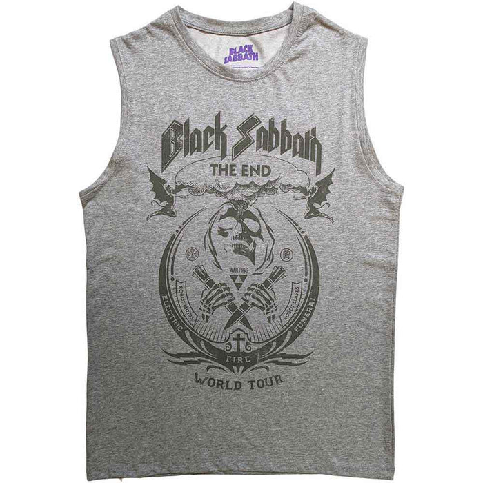 Black Sabbath - The End Mushroom Cloud Unisex Tank Top