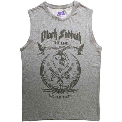 Black Sabbath - The End Mushroom Cloud Unisex Tank Top