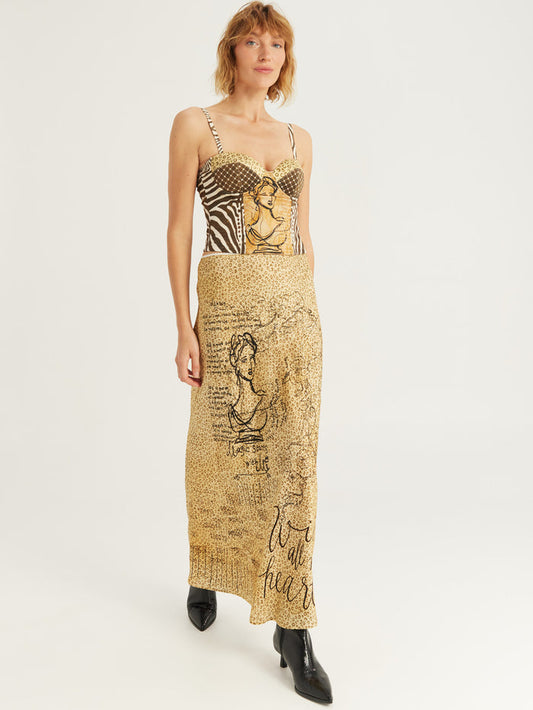 Blakely Noir Muse Slip Skirt