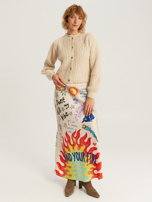 Blakely Sparkle Slip Skirt