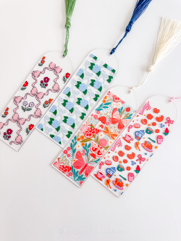 Blue Hydrangeas E Reader Case and/or Bookmark [Combined Listing]