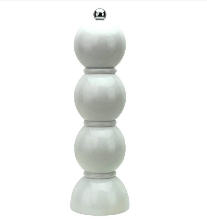 Addison Ross Accessories White Bobbin Salt or Pepper Grinder (Choose Color)