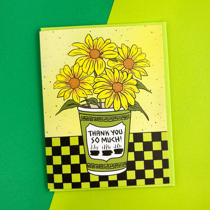 Bodega Flowers Thank You Card