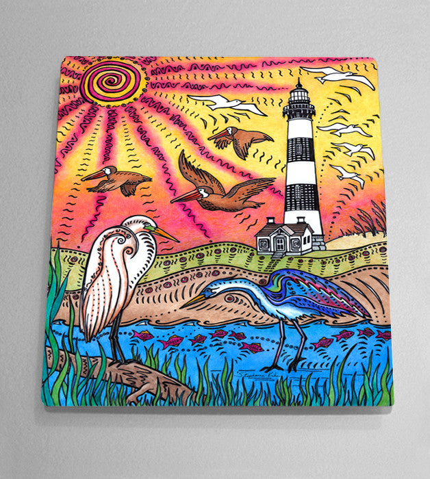 Bodie Island Aluminum Wall Art