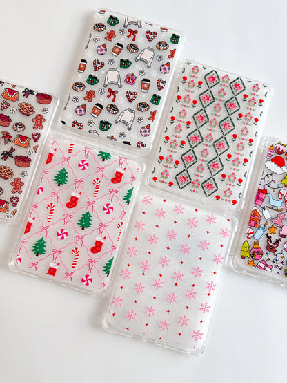 Bookish Christmas Quilt Kindle Case