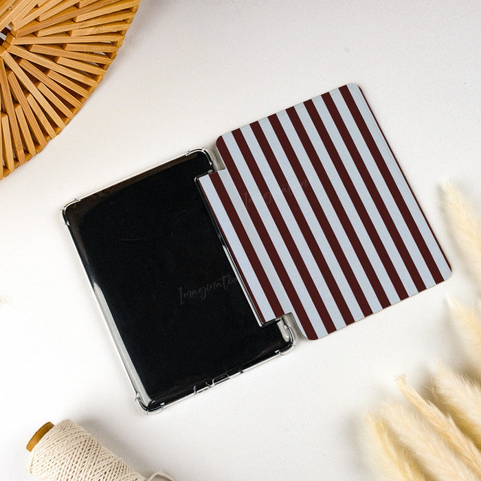 Bordeaux Stripes | Kindle Case