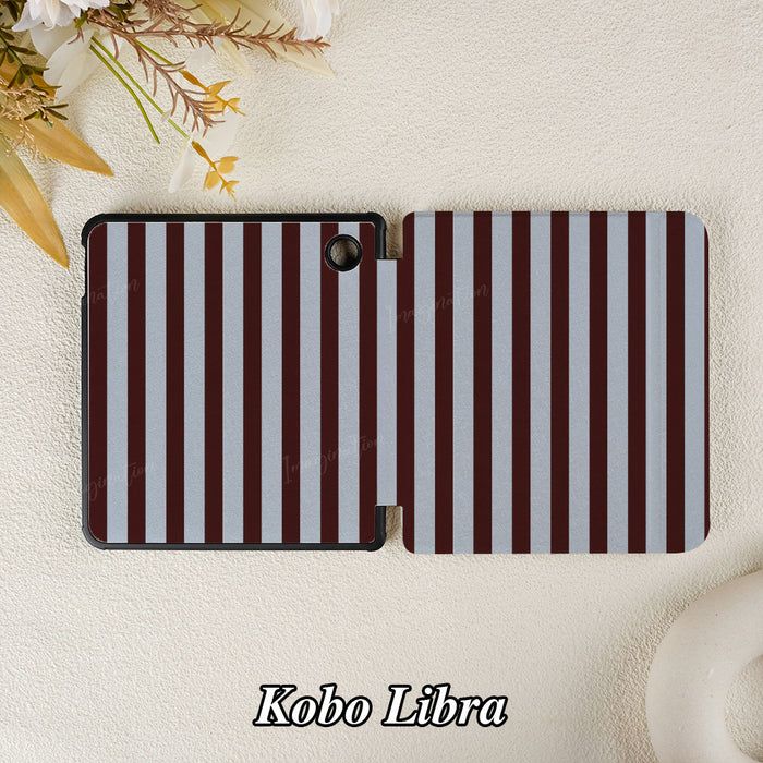 Bordeaux Stripes | Kindle Case