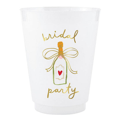 Jenn & Co. Home Bridal Party Frosted Cups