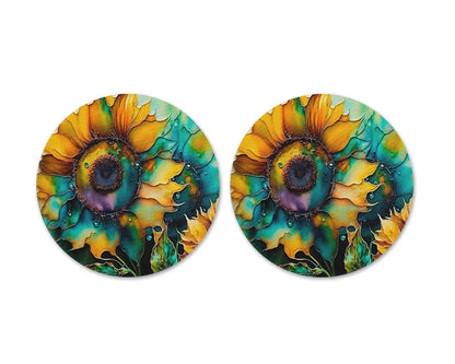 Brilliant Blooms | Round Coaster Set