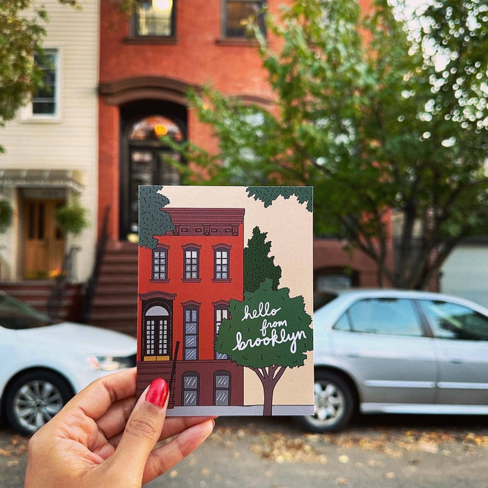 Brooklyn Brownstone Greeting Card