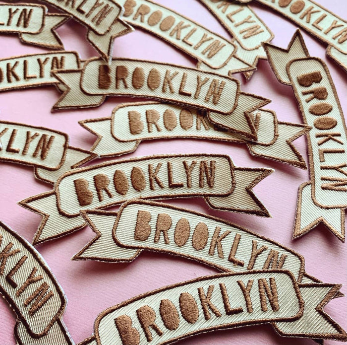 Brooklyn New York City Iron On Patch