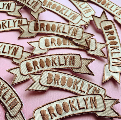 Brooklyn New York City Iron On Patch