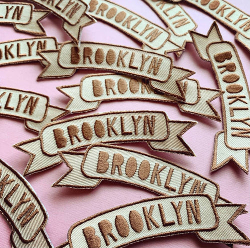 Brooklyn New York City Iron On Patch