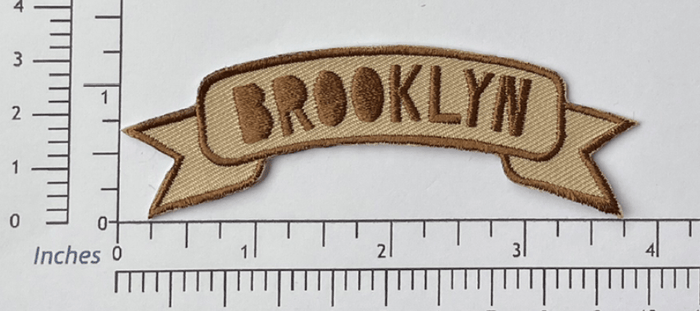 Brooklyn New York City Iron On Patch