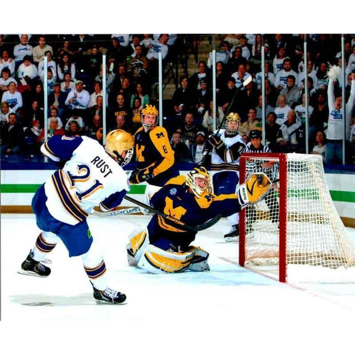 Bryan Rust 8x10 ND Shooting in White - Unsigned