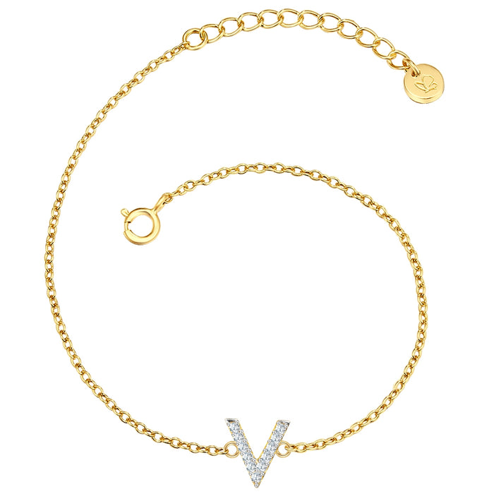 Buchstaben Armband V