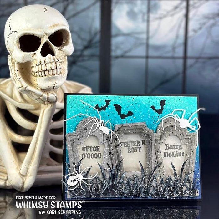 Grave Epitaphs Clear Stamps - Whimsy Stamps