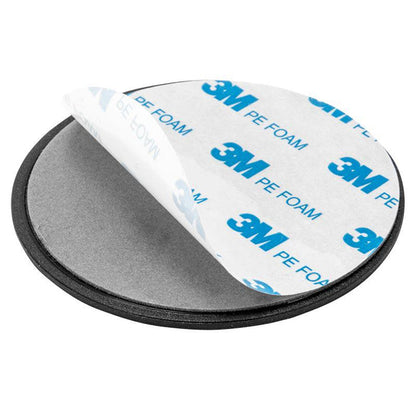 The Bulk Version of AP020 is a 90mm adhesive dash mounting disk for 80mm suction mounts, ideal for GPS use. Its foam pad features a partially peeled-back top layer showing the 3M PE FOAM logo and text.