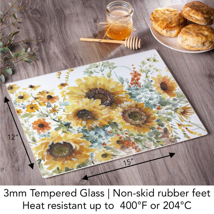 Camping Revelations | Glass Cutting Board