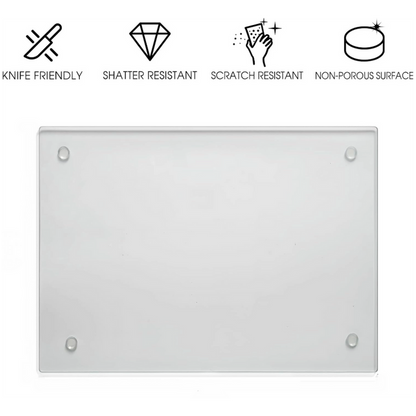 Camping Revelations | Glass Cutting Board