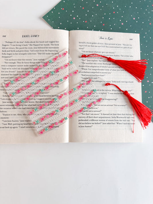 Candy Cane Lane Bookmark