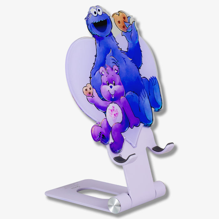 Character Phone Stand - Care Bears™ x Sesame Street Purple